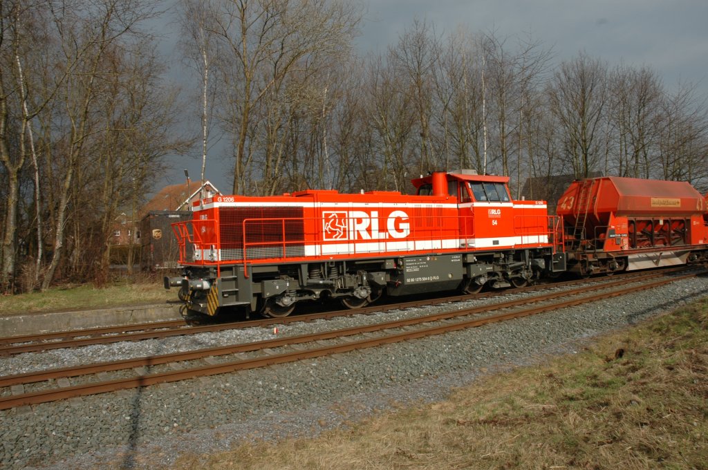 RLG 54 mit gemischtem Gterzug in Diestedde