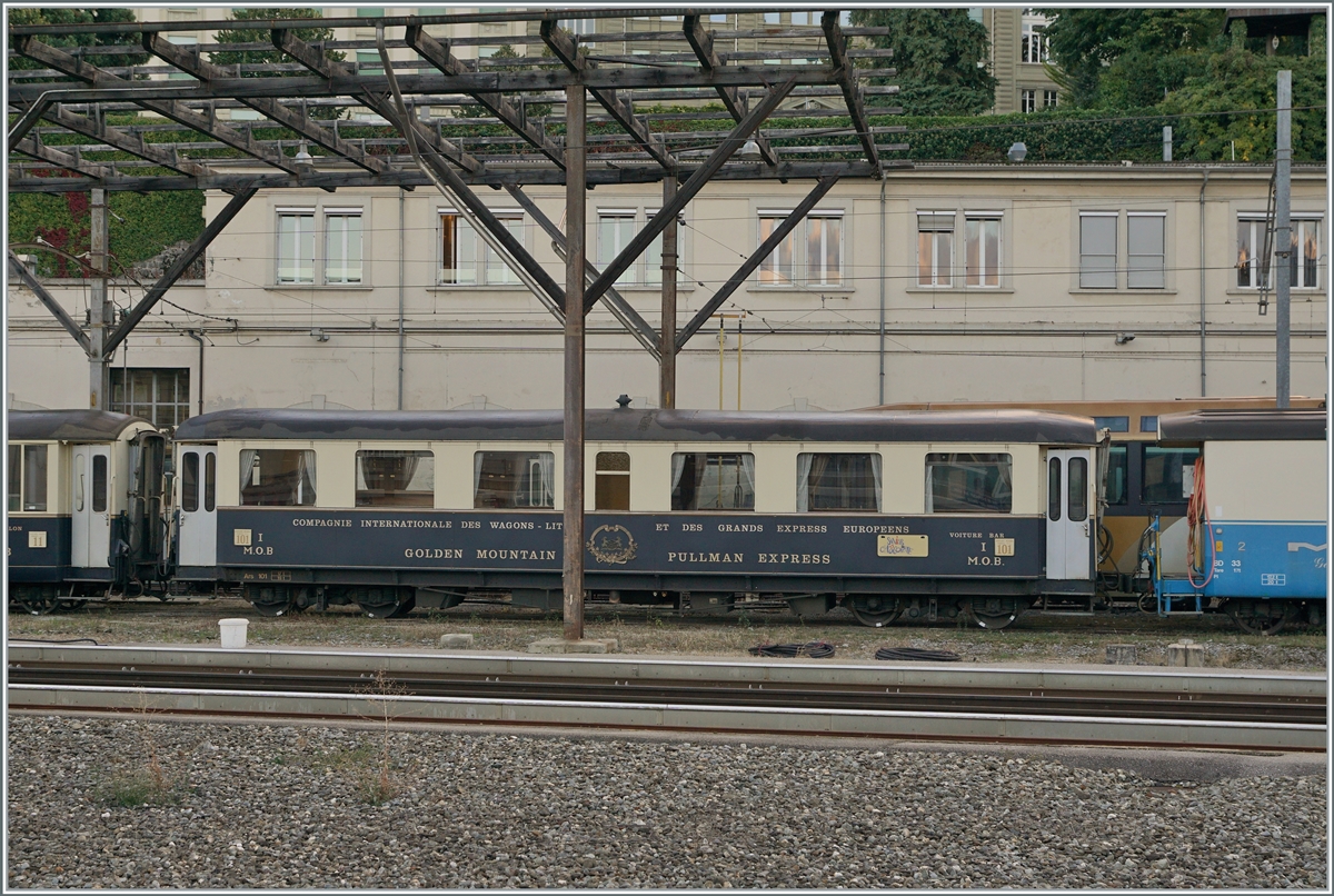 Der 1930 als AB4 101 in Betrieb genommene MOB As 101 in Montreux.

12. Okt. 2020