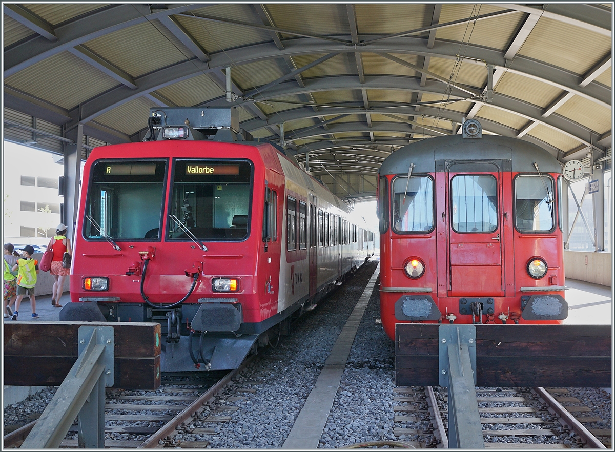Domino und  Schülerzug  Steuerwagen in Le Brassus.

16. Juni 2022