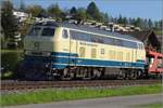 218 460-4  Conny  zieht den Autozug auf dem Umweg �ber die Hochrheinbahn.