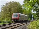 Traktionswandel am Hochrhein, der einzigen  Schweizer Dieselstrecke , die Schaffhausen mit Basel verbindet, sowie auch Rheinfelden AG, Stein-S�ckingen.