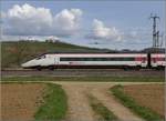 RABe 503 019-6 auf seiner Reise nach Frankfurt im Markgräfler Land.