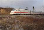 ICE 1  Basel  mit Triebkopf 401 073 auf dem Weg nach ebenda.