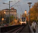 Ein neues Gesicht zum Bodensee: Der frisch getaufte Kiss-IC 4110 111  Gäu .