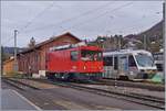 Die MOB HGem 2/2 2501 bei Testfahrten in Blonay.