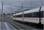 An den Türen eindeutig erkennbar: Dieser TPF Domino Steuerwagen war früher bei er S--bahn Basel im Einsatz.