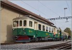 120 Jahren BAM MBC: Der historische BCFe 4/4 N� 2 und sein AB �bernahmen zum 120.BAM Jubil�msfest die Planleistungen auf der Strecke Apples - L'Isle Mont la Ville (sowie zwei Extrazugpaare nach Bi�re)