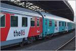 EN Thello Liege- und Schlafwagen in Lausanne.