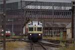 Depotfest Olten 2023. 

Der BCFZe 4/6 der BLS im funktionellen Design ist einer der Stars der Ausstellung. Er wurde im Jahr 1938 noch vor der Fusion an die Bern-Neuenburg-Bahn geliefert. August 2023.
