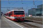 Der AB RHB BDeh 3/6 25 erreicht von Heiden kommend Rorschach. 

24. März 2021 