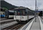 Der MOB Be 4/4 1007  ex Bipperlisi  bei einer Instruktionsfahrt (?) in Zweisimmen.