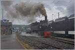 Les chemins de fer disparus - Die verschwundenen Bahnen (Zell - Todtnau 1889 1967) - Die SEG G 2x 2/2 105 der Blonay - Chamby Bahn verlässt mit ihrem  Güterzug 10573 Blonay in Richtung