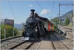  Le Chablais en fête  bei der Blonay Chamby Bahn. Auch wenn etwas von  Thema  abweichend gab es Dampf: die BFD HG 3/4 N° 3 der Blonay Chamby Bahn erreicht Chamby.

9. September 2023