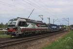 Am 2 Mai 2025 wunscht SBBCI 193 460 die Fotrografen eine gute Nacht -auch wann es gerade Mittag ist- bei der Bahnübergang in Venlo-Vierpaardjes.