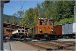 50 Jahre Blonay Chamby - MEGA BERNINA FESTIVAL: Die BB Ge 4/4 81 ist mit ihrem Zug aus Blonayin Chaulin eingetroffen.