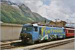 Die RhB Ge 4/4 III 651 wirbt in St.Morizt für Pontresina. 

8. Juli 2004
