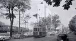 Die ehemalige Tramlinie 1 (Betriebseinstellung 11.Oktober 1965): Die Linie 1 f�hrte direkt vom Bahnhof nach Westen, im wesentlichen der Bahnlinie entlang bis zum G�terbahnhof.