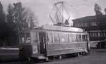 In der Schlaufe Br�ckfeld wartet der Prototyp-Motorwagen 159 (Baujahr 1930).