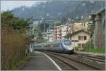 Ein CIS ETR 610 als EC Richtung Milano bei Veytaux-Chillon.