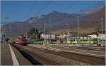 Aigle: An der Rohnetalstrecke Lausanne - Brig gelegen, bieten die TPC-Züge von hier Anschüsse nach Leyin, Les Diblersts und Champéry.