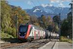 Obwohl in Villeneuve gebaut, sind die Twidexx Züge auf der Simplonstrecke eher selten und wenn mal einer zu sehen ist, dann auf Probe- oder Überführungsfahrt, wie hier der SBB RABDe 502
