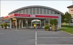 Blick durch dem Endbahnhof Le Brassus.