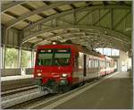 Schlicht und zweckmässige, der neue Bahnhof von Le Brassus.