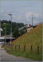 Die längste Brücke der BLS befindet sich nicht etwa in den Alpen, sondern im Mittelland auf der MLB in Grenchen und ist nur sehr schlecht zu fotogarfieren: Das Möösli-Viadukt.