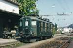 SBB: Auf dem Bahnhof B�ren an der Aare konnten im Jahre 1997 auch noch Re 4/4 l beobachtet werden.