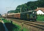 SBB: Auf dem Bahnhof B�ren an der Aare konnten im Jahre 1997 auch noch Re 4/4 l beobachtet werden.