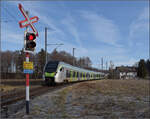 RABe 528 209 auf dem Weg nach Bern.