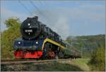 Die 52 8055 auf der Nordrampe der Alten Hautenstein Linie bei Buckten.