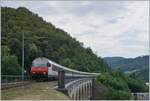 Im Sommer 2018 standen unter anderem auch auf der Hauensteinlinie Baumassnahmen an, so dass die  Alte Hauensteinlinie  in den Genuss von Umleitungsverkehr kam: Dies Bild zeig schön, dass der