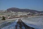 Giruno RABe 501 004 auf dem Weg nach Z�rich nach dem Halt in Frick.