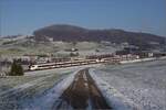 Neu ist dieser Mini IR am B�zberg mit den Mouettes RABe 523 509 und RABe 523 510.