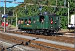 Kittel-Dampftriebwagen CZm 1/2 31 der Uerikon-Bauma Bahn. Koblenz Sommer 2009.