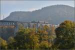 Be 6/8 III 13302 als �berraschung auf dem Eglisauer Viadukt.