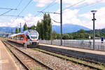 Schmerikon, am allerobersten Zipfel des Zürichsees: Hier regiert die Südostbahn mit ihrer Fernverkehrslinie Luzern-Arth Goldau-Rapperswil-St.Gallen (Voralpen Express) und ihrer Regionallinie