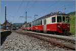 Feiertagesruhe für den CEV BDe 2/4 N° 75 in Blony.