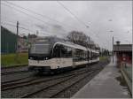 Der neue CEV MVR SURF (S�rie Unifi�e Romande pour R�seau Ferr� m�trique) GTW ABeh 2/4 St-L�gier 7501 in Blonay.