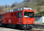 MVR: Meine erste zufällige Begegnung in Chernex mit der neuen HGem 2/2 2501 für die Bergstrecke Blonay-Les Pleiades vom 17.