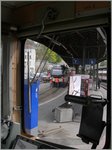 Während der CEV BDeh 2/4, aus dessen Fenster ich dieses Bild machte in Kürze Richutng Blonay abfährt, dient der CEV MVR SURF ABeh 2/6 7501 den Lokführeren der MVR als