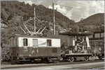 Seit der Revision der CEV HGe 2/2 N° 1 ist die ebenfalls 1911 gebauten HGe 2/2 N° 2 eher selten zu sehen.