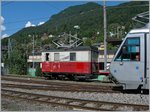 Seit der Revision der CEV HGe 2/2 N° 1 ist die ebenfalls 1911 gebauten HGe 2/2 N° 2 eher selten zu sehen.