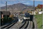 Nachdem der Gegenzug Clies Richtung Vevey verlassen hat, ist es auch für den MVR ABeh 2/6 7504 Zeit, seine Fahrt nach Blonay fortzusetzen.
