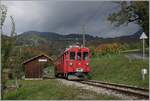 An der Riviera Vaudoise schien im Gegensatz zum Lavaux immerhin zeitweise die Sonne, so dass ich mich entschied, statt die  Trains des Vignes  Strecke mit Umleitungsverkehr, lieber die Blonay Chamby