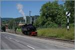 Dei Blonay Chamby G 2x 2/2 105 rangiert in Blonay.