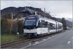 Praktisch auf der Strecke der Blonay-Chamby Bahn ist der CEV MVR ABeh 2/6 7503 abgestellt.