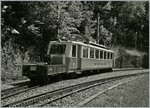 Der Bhe 2/4 203 mit Vorstellwagen F15 in Le Tremblex.