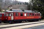 ABDe 4/4 1 der NStCM im Mai 1980 in St.